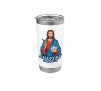 Shiatsu Jesús con palo de moxa y vasos de ventosas Vaso térmico de acero inoxidable de doble pared