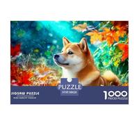 Shiba Inú 1000 Piezas Pet Dog Puzzles Para Adultos Rompecabezas De Desafíos Difíciles Clásicos Para Adultos Y Niños A Partir De 12 Años Entretenimiento Creativo Obra De Arte De Juego De Rompecabezas D