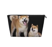 Shiba Inu Akita Inu, Bolsa de artículos de tocador Bolsa de Maquillaje Bolsa de cosméticos Bolsa de artículos de tocador de Viaje portátil