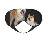 Shiba Inu Akita Inu, Cubreojos completos Antifaz bloqueador de luz Antifaz para dormir Antifaz suave con los ojos vendados Noche