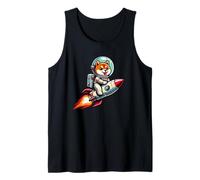 Shiba Inu Astronauta Marte Perro Amante Camiseta sin Mangas