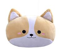 Shiba Inu Cartoon Car Headrest Neck Pillow Pair U-shaped Pillow Car Lumbar Pillow Four Seasons Cute Pillow-Headrest