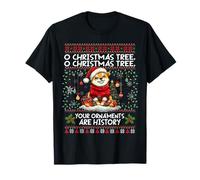 Shiba Inu Christmas Tree Lights Decorations Dog Lover Xmas Camiseta