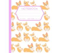 Shiba Inu Cute Dog : Journal Notebook Planner Diary | 100 Pages | A4 | Blank Lined