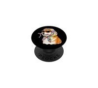 Shiba Inu Dog Granny - Hilo de Ganchillo Cuadrado para Amantes del Ganchillo PopSockets PopGrip Adhesivo