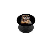 Shiba Inu Dog Granny - Hilo de Ganchillo Cuadrado para Amantes del Ganchillo PopSockets PopGrip Adhesivo