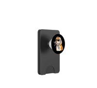 Shiba Inu Dog Granny - Hilo de Ganchillo Cuadrado para Amantes del Ganchillo PopSockets PopWallet para MagSafe