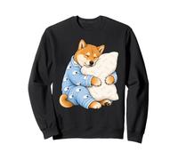 Shiba Inu Durmiendo en Lindos Pijamas Sleep Dog Sudadera
