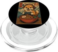 Shiba Inu Gamer Raza Japonesa Ramen Kawaii Gamer Shiba Inu PopSockets PopGrip para MagSafe