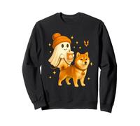Shiba Inu Halloween Ghost Walking Shiba Inu Dog Sudadera