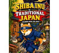 Shiba Inu in Traditional Japan: A Relaxing Adult Coloring Book Featuring Shiba Dogs, Temples, Festivals, Geisha, Samurai, and Japanese Culture