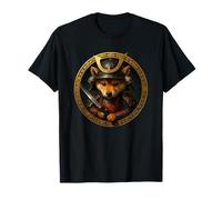 Shiba Inu Lindo Cachorro como Samurai en Armadura Camiseta