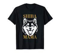 Shiba Inu Mama Dog Mom Mujer Camiseta