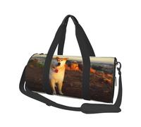 Shiba Inu Mascotas Perros Atardecer Bokeh Shiba Inu, Bolsa de Viaje de Gran Capacidad, Bolso Redondo, Bolsa de Viaje Deportiva, Bolsa de Mano, Bolsa de Fitness