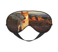 Shiba Inu Mascotas Perros Atardecer Bokeh Shiba Inu, Cubreojos completos Antifaz bloqueador de luz Antifaz para dormir Antifaz suave con los ojos vendados Noche