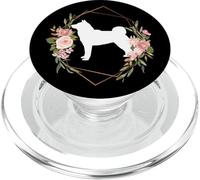 Shiba Inu - Perro mamá Flor Floral Lindo Bonito PopSockets PopGrip para MagSafe