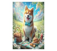 Shiba Inú Puzzle 1000 Piezas Educativo 3D Cute Perro Pet Juego De Rompecabezas para Familia Entretenimiento Creativo Construir Maquetas 1000 PCS