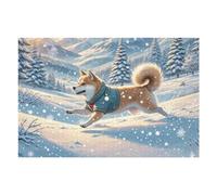 Shiba inu Puzzle 1000 Piezas Familiar Creativo Animal de compañía Lindo Rompecabezas 3D para Familia Juguete Educativo Construir Maquetas Aliviar Estrés 1000 PCS