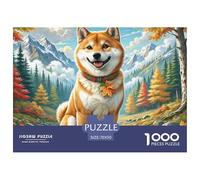 Shiba Inú Puzzle 1000 Piezas para Pasatiempo Creativo Clásicos Regalos Obra De Arte Rompecabezas Juguetes Desafiantes Adultos Y Niños A Partir De 12 Años 70x50cm/1000pcs