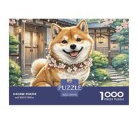 Shiba Inú Puzzle 1000 Piezas Pasatiempo Creativo Clásicos Regalos Obra De Arte Rompecabezas Desafiante Noches De Juegos Adultos Y Niños A Partir De 12 Años 70x50cm/1000pcs