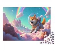 Shiba Inu Puzzle 1000 Piezas Rompecabezas Adultos Y NiñosRegalos Arte Surrealista Mpresión De Alta Definición Multicolor Estimulante Juego 1000pcs (75x50cm)