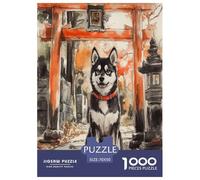 Shiba Inú Puzzle Imposible,desafío for Adults Entretenimiento Creativo 1000 Piezas Obra De Arte De Juego De para Adultos Y Niños 70x50cm/1000pcs