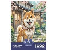 Shiba Inú Puzzle Imposible,desafío for Adults Entretenimiento Creativo 1000 Piezas Obra De Arte De Juego De para Adultos Y Niños Mayores De 12 Años 70x50cm/1000pcs