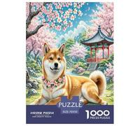 Shiba Inu Puzzle Imposible,desafío for Adults Entretenimiento Creativo 1000 Piezas Obra De Arte De Juego De para Adultos Y Niños A Partir De 12 Años 70x50cm/1000pcs