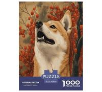 Shiba Inú Puzzle Imposible,desafío para Adultos Entretenimiento Creativo 1000 Piezas Obra De Arte De Juego De para Adultos Y Niños Mayores De 12 Años 70x50cm/1000pcs