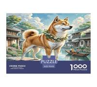 Shiba Inú Puzzle Imposible,desafío para Adultos Entretenimiento Creativo 1000 Piezas Obra De Arte De Juego De para Adultos, Regalos A Partir De 14 Años 70x50cm/1000pcs