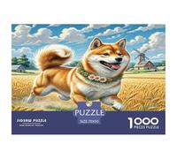 Shiba Inú Puzzle Imposible,desafío para Adultos Entretenimiento Creativo 1000 Piezas Obra De Arte De Juego De para Adultos Y Niños 70x50cm/1000pcs
