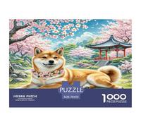 Shiba Inú Puzzles Imposible,desafío for Adults Entretenimiento Creativo 1000 Piezas Obra De Arte De Juego De para Adultos Y Niños A Partir De 12 Años 70x50cm/1000pcs