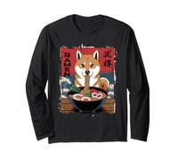 Shiba Inu Ramen 漢字 Olas Arte Japonesa Perro Anime Kawaii Manga Larga