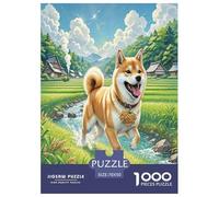 Shiba Inú Rompecabezas Imposible,desafío for Adults Entretenimiento Creativo 1000 Piezas Obra De Arte De Juego De para Adultos, Regalos A Partir De 14 Años 70x50cm/1000pcs