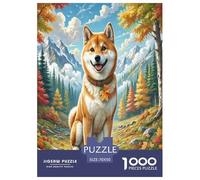 Shiba Inú Rompecabezas Imposible,desafío for Adults Juego Educativo 1000 Piezas Obra De Arte De Juego De para Adultos Y Niños Mayores De 12 Años 70x50cm/1000pcs