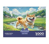 Shiba Inú Rompecabezas Imposible,desafío para Adultos Juego Educativo 1000 Piezas Obra De Arte De Juego De para Adultos Y Niños A Partir De 12 Años 70x50cm/1000pcs