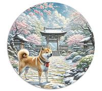 Shiba Inú Rompecabezas para Adultos 1000 Piezas Animales Colorido Idea De Regalo para Ella O Él para Adultos Y Jóvenes 1000pcs (67.5x67.5cm)