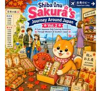 Shiba Inu Sakura’s Journey Around Japan Vol.2: A Cute Japanese Dog Coloring Adventure Through Western & Southern Japan