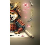 Shiba Inu Samurai Journal: Lined Notebook for Dog Lovers, Japanese Ronin Art Style, 36 Pages, 6x9 inch
