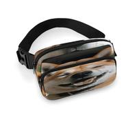 Shiba Inu Smile Tongue Out - Cangurera de moda con correa ajustable y bolsillos con cremallera, bolsas cruzadas para viajes, ciclismo, correr, senderismo