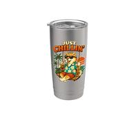 Shiba Inu swing & beber café helado DIGOR vintage Vaso térmico de acero inoxidable de doble pared