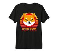 Shiba INU Token to The Moon Cryptocurrency Shiba Coin Camiseta Premium