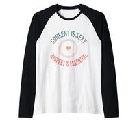 Shibari Cuerda Fetiche Arte Fetiche Kinky BDSM Bondage Camiseta Manga Raglan