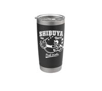 Shibuya Baseball Tokio Vintage Collegiate Sports PAFI381 Vaso térmico de acero inoxidable de doble pared