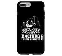 Shibuya Hachiko Akita Inu Shibuya Crossing Kanji Souvenir Carcasa para iPhone 7 Plus/8 Plus