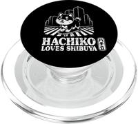 Shibuya Hachiko Akita Inu Shibuya Crossing Kanji Souvenir PopSockets PopGrip para MagSafe