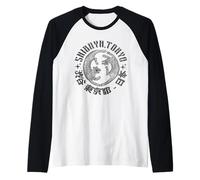 Shibuya Tokyo Tiger - Vintage Japan Streetwear Tiger Camiseta Manga Raglan