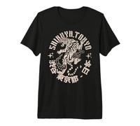 Shibuya Tokyo Tiger - Vintage Japan Streetwear Tiger Camiseta Premium