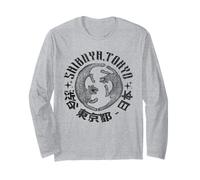 Shibuya Tokyo Tiger - Vintage Japan Streetwear Tiger Manga Larga