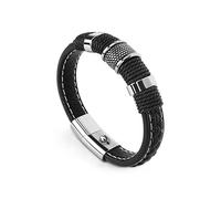 SHIEAGLELD Pulsera Cuero Hombre Pulseras de Cuero Hombre Con Hebilla Magnética de Acero Inoxidable y Joyero de Pulsera Exclusivo para la Idea de Regalos para Hombres